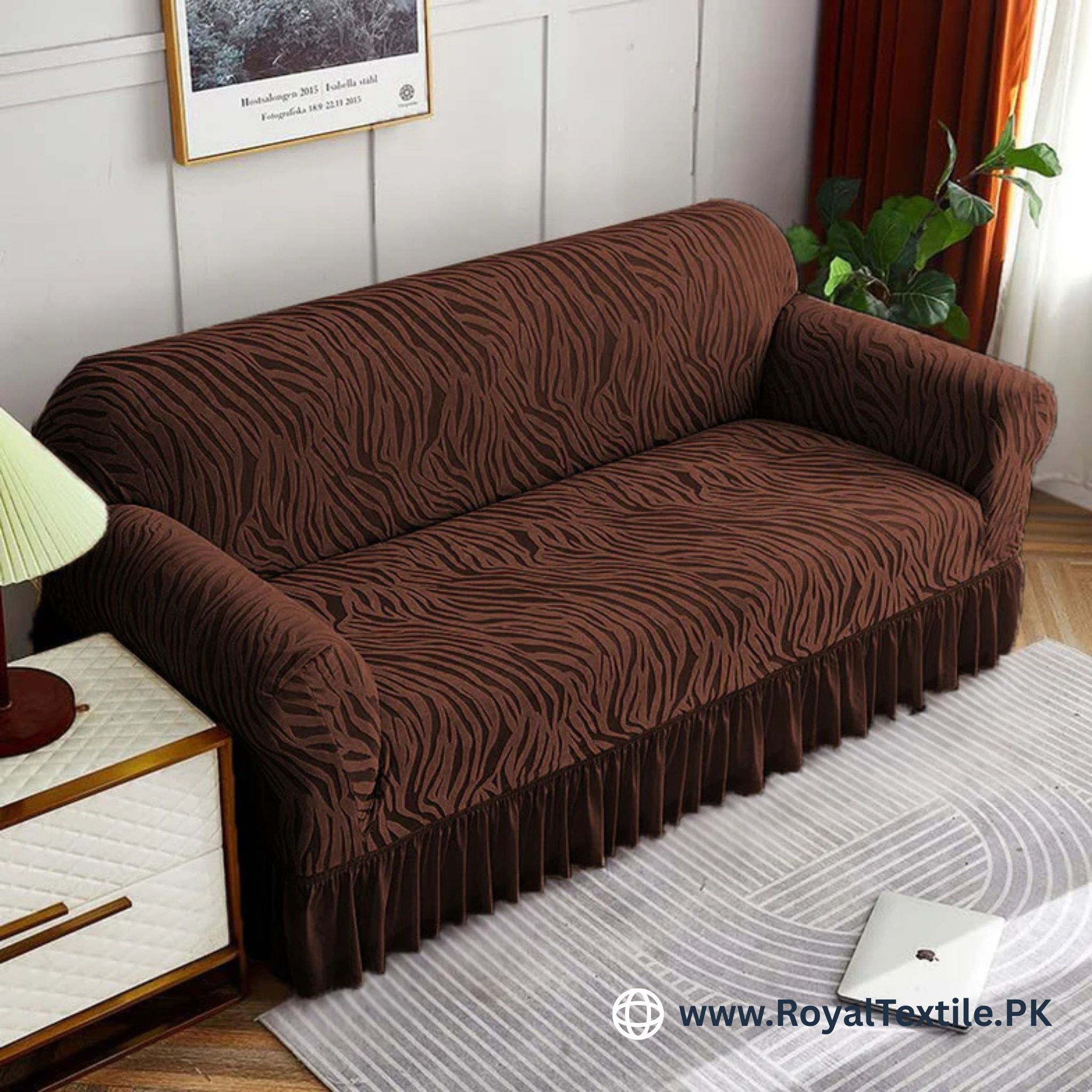 Zebra Velvet Sofa Covers