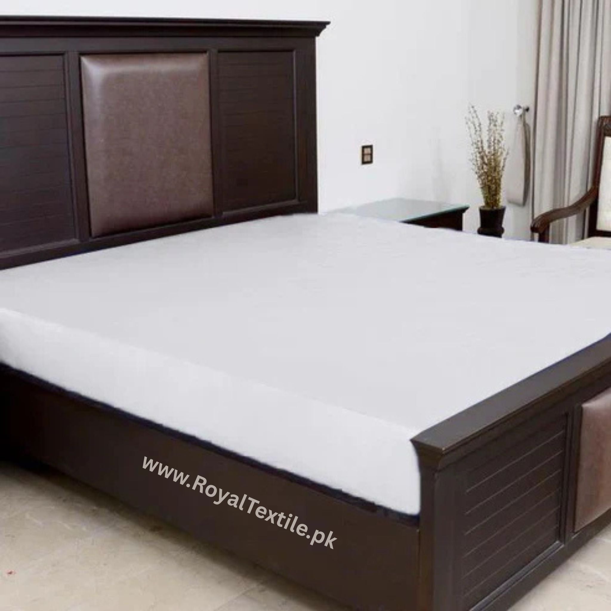 Fitted Style Terry Cotton Waterproof Mattress Cover