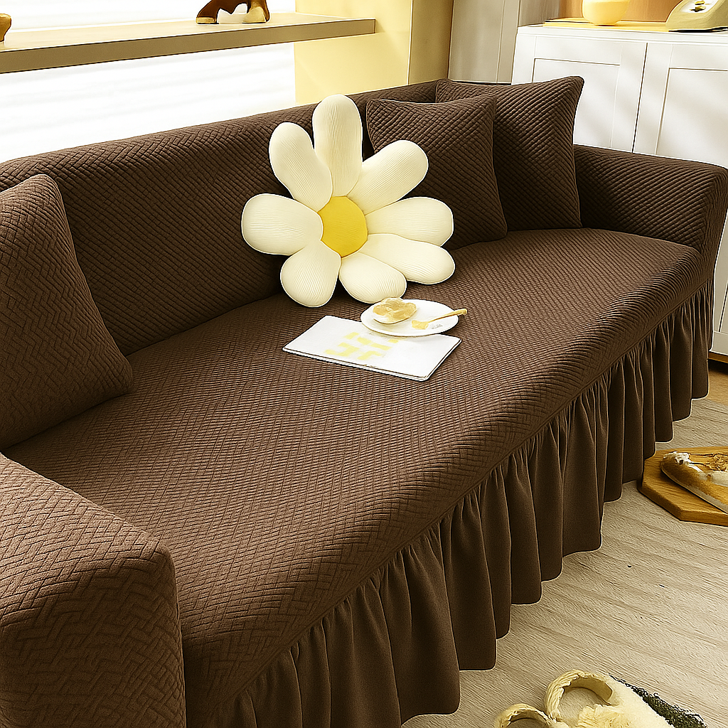 Strip Style Jacquard Sofa Cover