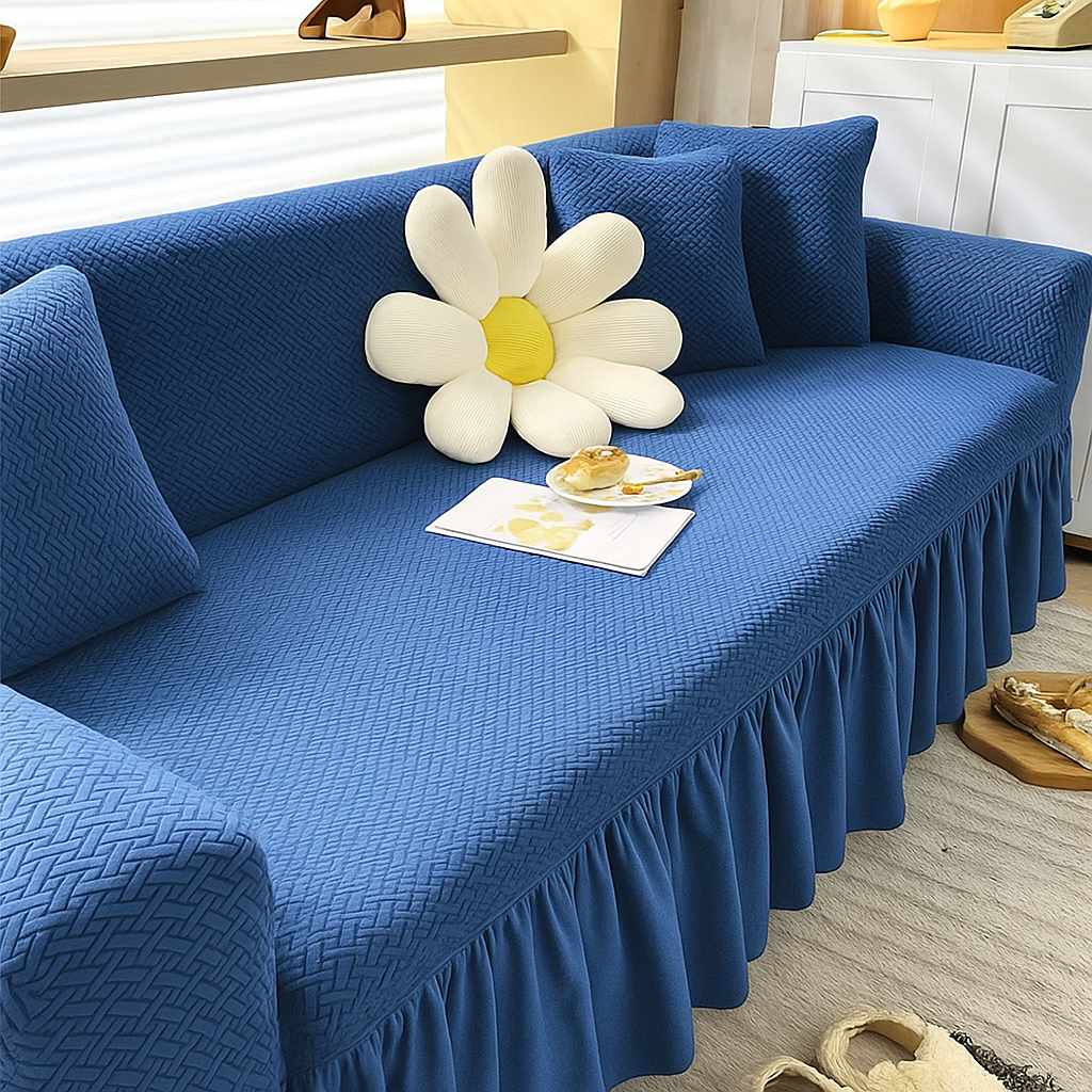 Strip Style Jacquard Sofa Cover